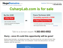Tablet Screenshot of csharplab.com